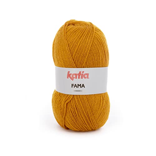 Katia Fama - Farbe: Mostaza (839) - 100 g/ca. 340 m Wolle von Katia