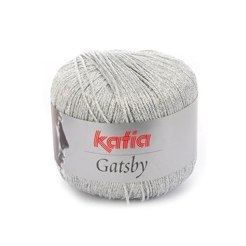 Katia Gatsby - Farbe: Gris Perla/Plata (49) - 50 g/ca. 118 m Wolle von Katia