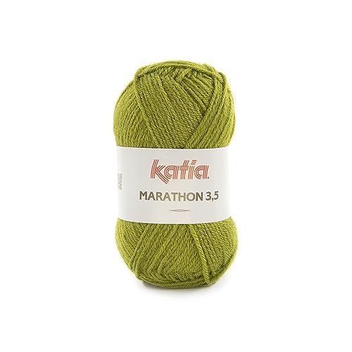 Katia Marathon 3,5 - Farbe: Kaki (47) - 50 g/ca. 125 m Wolle von Katia