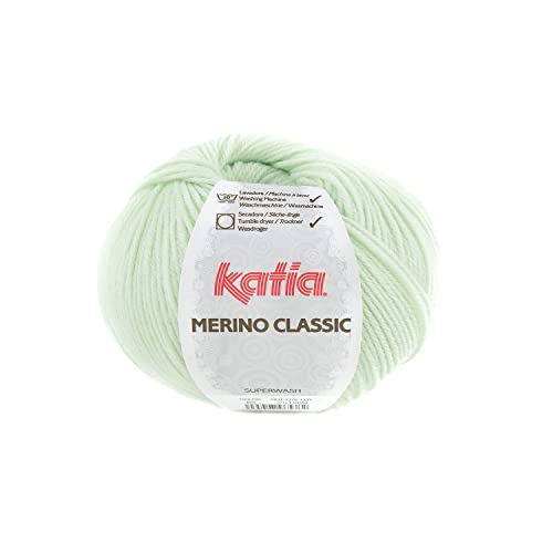 Katia Merino Classic - Farbe: Menta Bebé (85) - 100 g/ca. 240 m Wolle von Katia