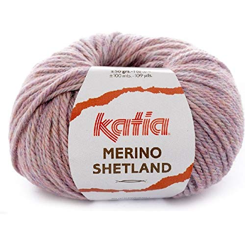 Katia Merino Shetland - Farbe: Beige Multicolor (104) - 50 g/ca. 100 m Wolle von Katia