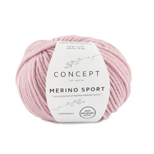 Katia Merino Sport - CONCEPT - Farbe: Maquillaje Claro (49) - 50 g/ca. 80 m Wolle von Katia