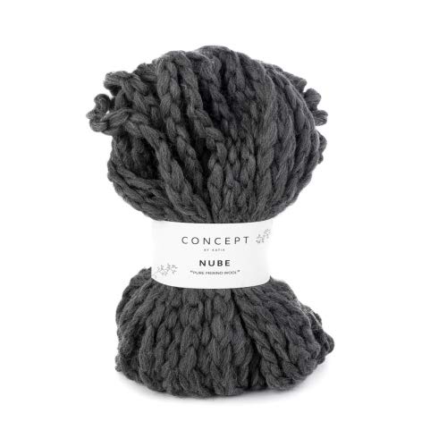 Katia Nube - Concept - Farbe: Gris Oscuro (55) - 100 g/ca. 50 m Wolle von Katia