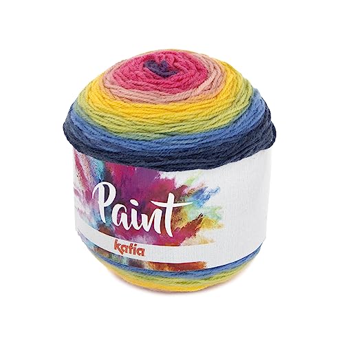 Katia Paint - Farbe: Parchis/Fucsias (81) - 150 g/ca. 540 m Wolle von Katia