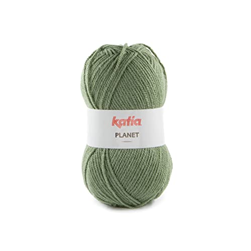 Katia Planet - Farbe: Verde Militar (4020) - 100 g/ca. 200 m Wolle von Katia