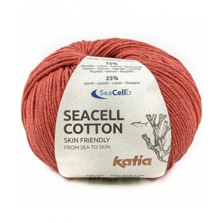 Katia Seacell Cotton - Farbe: Teja (116) - 50 g/ca. 120 m Wolle von Katia