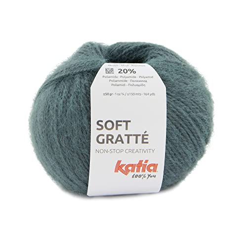 Katia Soft Gratté - Farbe: Canard (86) - 50 g/ca. 150 m Wolle von Katia