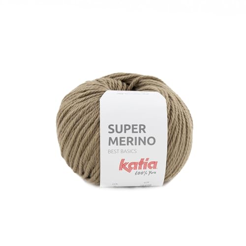 Katia Super Merino - Farbe: Visón (6) - 100 g/ca. 125 m Wolle von Katia