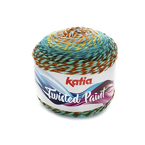 Katia Twisted Paint - Farbe: Tostados/Aguas (153) - 150 g/ca. 240 m Wolle von Katia