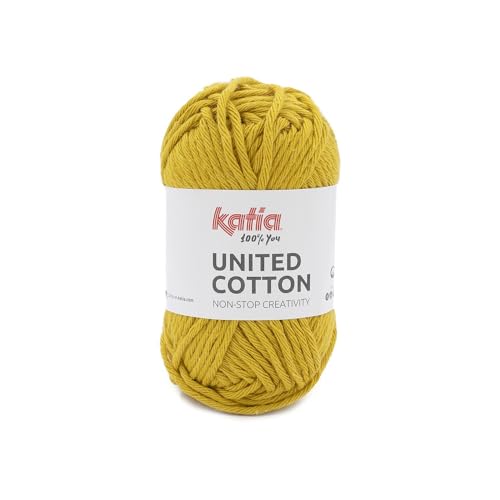 Katia United Cotton - Farbe: Mostaza (9) - 25 g/ca. 43 m Wolle von Katia