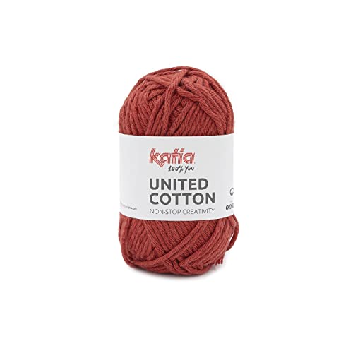 Katia United Cotton - Farbe: Rojizo (4) - 25 g/ca. 43 m Wolle von Katia