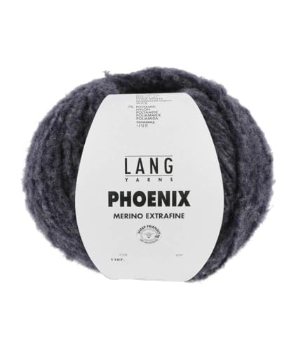 Lang Yarns 100g "Phoenix"- Farbe: 35 - nachtblau - eines der weichsten Garne, welches Sie je gefühlt haben. von Katia