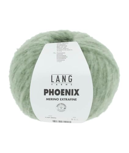 Lang Yarns 100g "Phoenix"- Farbe: 92 - lindgrün - eines der weichsten Garne, welches Sie je gefühlt haben. von Katia