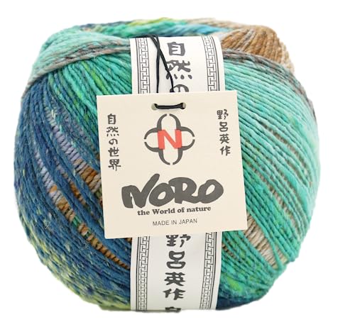 Noro Tsubame | Wolle mit Seide zum Stricken | Farbverlaufswolle zum Häkeln | 200g 600m (32 - Tsuchiura) von Katia