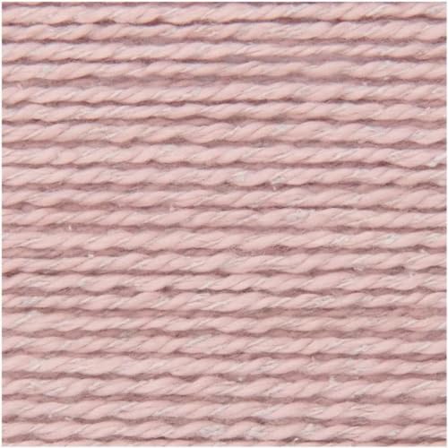 Rico Design 50g Luxury Organic Cotton Silk dk - Farbe 03 - altrosa - Bestehend zu 100% aus hochwertigen, edlen Naturfasern. von Katia