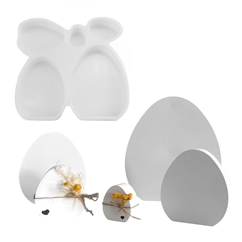 Katomi Silikonformen Gießformen Ostern – 5-teiliges Set für DIY-Basteln, Osterdekoration, Handgemachte Kunstwerke, Flexibel, Wiederverwendbar, Einfach zu Handhaben, Auch für Silikonharz geeignet von Katomi