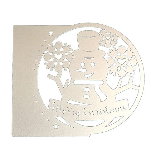 Schneemann Stanzformen für Scrapbooking Schablonen Metall Stanzformen Stanzwerkzeug für DIY Alben Papierkarten Basteln Weihnachtsbasteln von Katutude