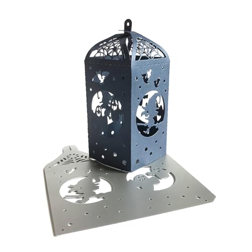 Stanzformen für Scrapbooking Box Stanzformen Halloween Laterne 3D Box Stanzformen Scrapbooking Metall Stanzformen Stanzschablonen DIY Handwerk von Katutude