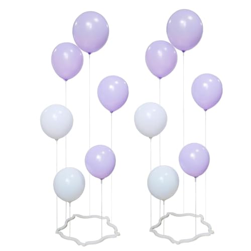 Kaucytue 2 Stück Ballonständer ballonständer für luftballons Luftballon Ständer Ballonhalter für Hochzeiten, Tischdeko, Graduierungen, Weihnachten, Geburtstagesdeko von Kaucytue