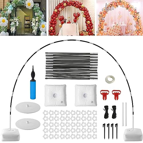 Kaucytue Ballonbogen Kit mit Basis, 2.7x3M Einstellbare Bogen Girlande für Geburtstag, Partydekorationen, Hochzeit und Baby Dusche von Kaucytue