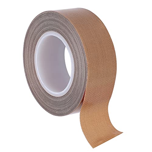 Kavolet PTFE-Bandrolle, Hochtemperatur-Klebeband, Isolierendes Thermowerkzeug, Vakuumiergerät für Siegelmaschinen (Dicke 0,25 * Breite 13 mm * Länge 10 m) von Kavolet