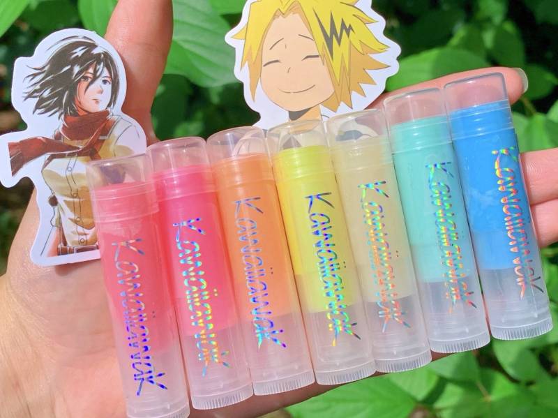 Anime Inspirierter Lippenbalsam | Inspiriert Chapstick Feuchtigkeitsspendender von KawaiiawaK