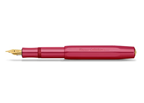 Kaweco COLLECTION Füllhalter Ruby I Premium Füllfederhalter für Tintenpatronen mit hochwertiger Stahlfeder I Sport Füller 13 cm I Federbreite: BB (Extra Breit) von Kaweco