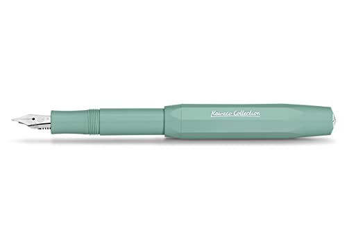 Kaweco COLLECTION Füllhalter Smooth Sage I Premium Füllfederhalter für Tintenpatronen mit hochwertiger Stahlfeder I Sport Füller 13 cm I Federbreite: B (Breit) von Kaweco