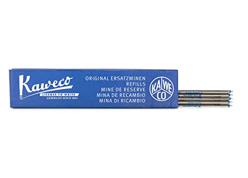 Kaweco D1 Kugelschreiber-Minen 0.8 mm Blau 5 Stück I Ball Pen Minen für Kaweco Sport und Liliput Serien I Stift-Ersatzminen für Kugelschreiber I Strichstärke: 0.8 mm (Fein) von Kaweco