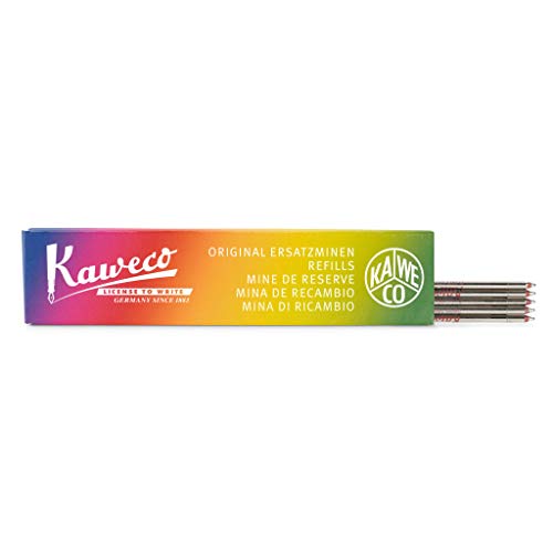 Kaweco D1 Kugelschreiber-Minen 1.0 mm Rot 5 Stück I Ball Pen Minen für Kaweco Sport und Liliput Serien I Stift-Ersatzminen für Kugelschreiber I Strichstärke: 1.0 mm (Medium) von Kaweco