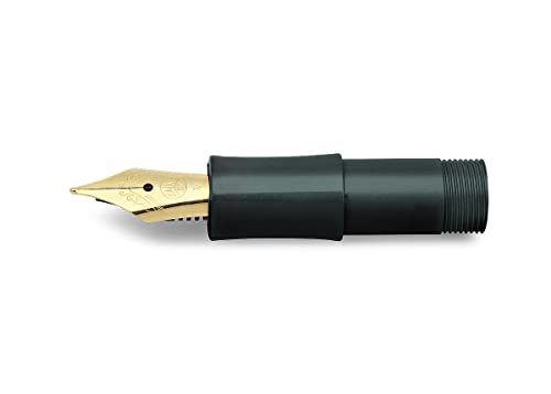 Kaweco Füllfederhalter-Ersatzfeder CLASSIC, Fein F, Edelstahl Feder Gold, Kunststoff Griffstück Grün von Kaweco