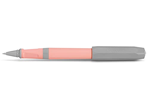 Kaweco PERKEO Rollerball Cotton Candy I Gel- / Kugelschreiber aus Kunststoff in Pink I Anfänger Kuli mit ergonomischem Griffstück für die Schule I 14 g Tintenroller mit 0.7 mm Mine I Gelroller 15,5 cm von Kaweco