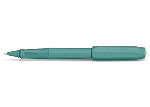 Kaweco PERKEO Rollerball Breezy Teal I Gel- / Kugelschreiber aus Kunststoff in Blau I Anfänger Kuli mit ergonomischem Griffstück für die Schule I 14 g Tintenroller mit 0.7 mm Mine I Gelroller 15,5 cm von Kaweco