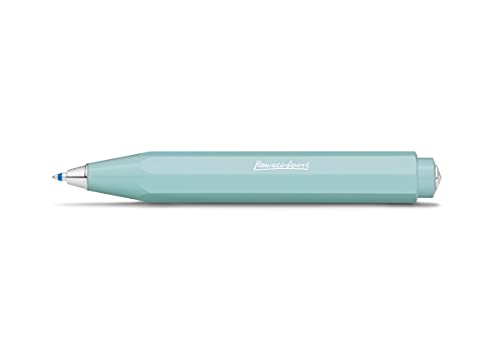 Kaweco SKYLINE SPORT Kugelschreiber Mint I Business Kuli aus hochwertigem Kunststoff I Trendiger Kuli in Türkis I 12 g Taschen-Kugelschreiber mit Herzkurvenmechanik I Druckkugelschreiber 10,5 cm von Kaweco