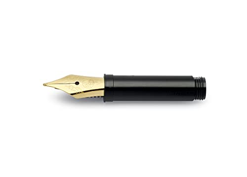 Kaweco Stahlfeder mit 060 Gewinde Gold für Füllhalter der SPORT, DIA2, LILIPUT, ORIGINAL, SPECIAL & STUDENT Serien I Füllfederhalter-Ersatzfeder aus Edelstahl I Federstärke EF (Extra Fein) von Kaweco