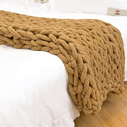 Kaxenig Chunky Wolle Garn Handstricken Roving, Soft Bulky Arm Stricken Dicke Wolle Zum Häkeln, Wollgarn Chenille Garn Grobes Garn Decke Garn Für Riese Klobig Stricken Werfen Sofa Decke von Kaxenig