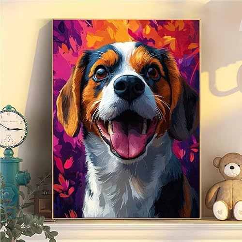 Malen Nach Zahlen Erwachsene Hund, Malen Nach Zahlen ab 9 Jahre Mädchen Tier, Paint by Numbers Adults Hobby Leinwand 35x45cm, DIY Bastelset Erwachsene Kinder, Mit 3 Pinseln und Acrylfarbe YH2-97 Malen Nach Zahlen Erwachsene Hund, Malen Nach Zahlen ab 9 Jahre Mädchen Tier, Paint by Numbers Adults Hobby Leinwand 35x45cm, DIY Bastelset Erwachsene Kinder, Mit 3 Pinseln und Acrylfarbe YH2-97 von Kazhxnng