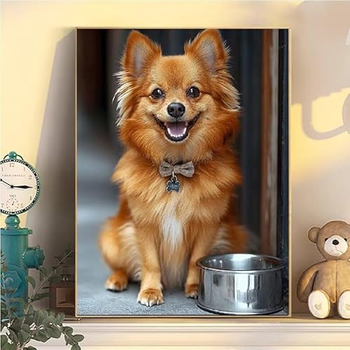 Malen Nach Zahlen Erwachsene Hund, Malen Nach Zahlen ab 9 Jahre Mädchen Tier, Paint by Numbers Adults Hobby Leinwand 90x120cm, DIY Bastelset Erwachsene Kinder, Mit 3 Pinseln und Acrylfarbe YH2-99 Malen Nach Zahlen Erwachsene Hund, Malen Nach Zahlen ab 9 Jahre Mädchen Tier, Paint by Numbers Adults Hobby Leinwand 90x120cm, DIY Bastelset Erwachsene Kinder, Mit 3 Pinseln und Acrylfarbe YH2-99 von Kazhxnng