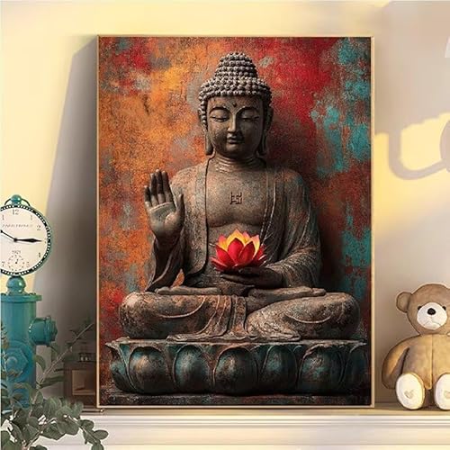 Malen Nach Zahlen Erwachsene Zen, Malen Nach Zahlen ab 9 Jahre Mädchen Buddha, Paint by Numbers Adults Hobby Leinwand 40x50cm, DIY Bastelset Erwachsene Kinder, Mit 3 Pinseln und Acrylfarbe YH2-19 Malen Nach Zahlen Erwachsene Zen, Malen Nach Zahlen ab 9 Jahre Mädchen Buddha, Paint by Numbers Adults Hobby Leinwand 40x50cm, DIY Bastelset Erwachsene Kinder, Mit 3 Pinseln und Acrylfarbe YH2-19 von Kazhxnng