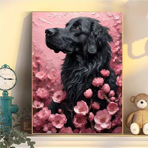 Tier Malen Nach Zahlen Erwachsene Groß XXL 70x90cm, Hund Malen Nach Zahlen Kinder ab 8 Jahre, DIY Paint by Numbers Geschenk Kreativ Set für Erwachsene, Mit 3 Feinen Pinsel und Acrylfarbe Deko YH2-62 Tier Malen Nach Zahlen Erwachsene Groß XXL 70x90cm, Hund Malen Nach Zahlen Kinder ab 8 Jahre, DIY Paint by Numbers Geschenk Kreativ Set für Erwachsene, Mit 3 Feinen Pinsel und Acrylfarbe Deko YH2-62 von Kazhxnng