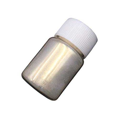 Kcnsieou Glitzerpulver Glimmerpulver Natürlicher Glimmer Mineralseifenfarbstoff Handseifenherstellung Liefert Lidschatten Und Lippen Make-up-Farbstoff DIY Schleim Meerjungfrau Ji Symphony Helles von Kcnsieou