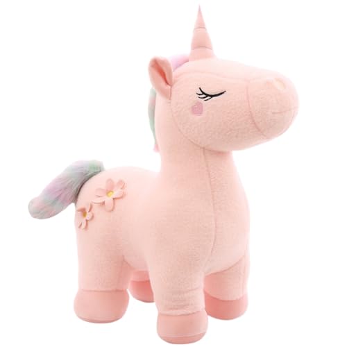 KedidO Einhorn Kuscheltier Plüsch, Engel Einhorn Plüschtiere, Regenbogen Einhorn Plüschtier Einhorn Stofftier Plüsch Mädchen, 35Cm(rosa) von KedidO