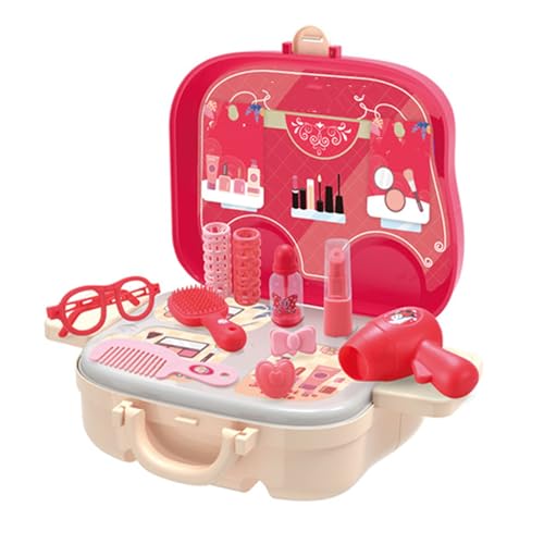 Keenso Spielset, Make-up-Set, Pretend Kitchen, Arzt-Spielset für Alter 3 4 5 6 (Ankleiderucksack) von Keenso