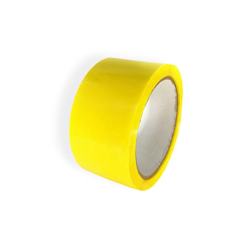 Klebeband, 48 mm x 66 m, Allzweck aus Polypropylen Paketband (Gelb, 6) von Keephot