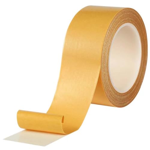 Guidelinel High Adhesive Strength Mesh Double-Sided Duct Tape, Multifunktionales doppelseitiges Klebeband, durchsichtiges Klebeband, Universalklebeband Starkes doppelseitiges (40MMx20M) von Keeplus