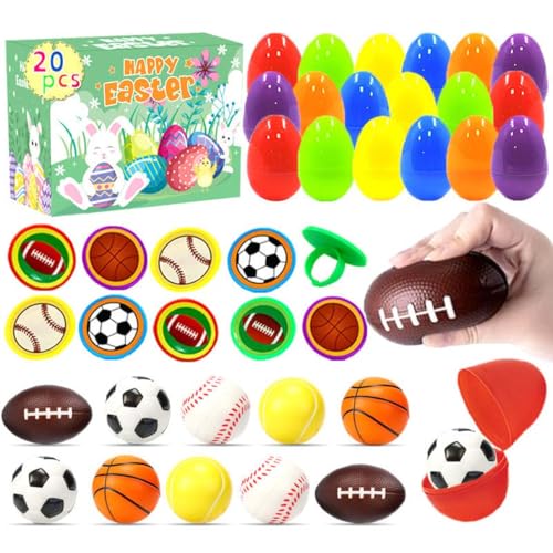 Keeplus Prefilled Easter Eggs with Toys, Gefüllte Ostereier mit Spielzeugautos, Anti Stress Bälle Kaninchen,gefüllte Ostereier,Ostereier Stressball, Ostergeschenke Kinder für Klassenzimmer, Party (A) von Keeplus