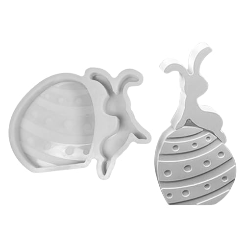 3D Silikonformen Gießformen Ostern,Silikonform Ostern Hase Silikon Gießform Ostern Silikonform Osterei Gipsformen zum Gießen Osternhase Epoxidharz Formen Giessformen Silikon Ostern für Handwerk (03) von Keho Keho Kehongdun