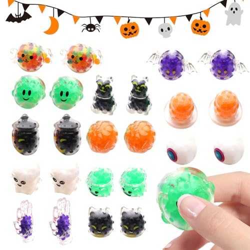 Halloween Mochi Squishy Toy,Lustig Halloween Kürbis Geist Fledermaus Antistressbälle Spielzeug,Anti Stress Bälle Stressabbau Quetschspielzeug,Halloween Partytüten Füllstoff Stressabbau Spielzeug (12) von Keho Keho Kehongdun