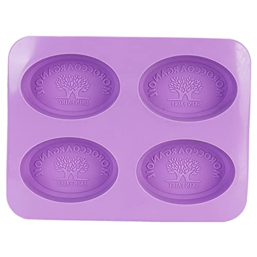 4-Gürtel-Silikon-Kuchen-Oval-Aroma-Kerze, handgefertigte Seife, DIY-Backwerkzeug für die Küche zu Hause von Kelepu