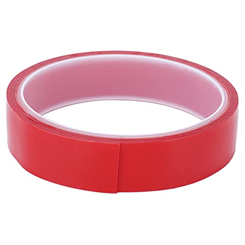 Doppelseitiges Klebeband, nahtlos klebend, Wandmontage, transparent, rot (2CM*1M) von Kelepu